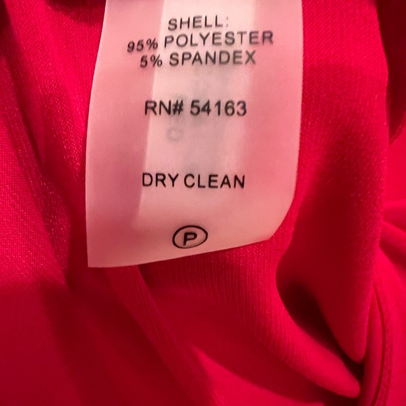 Calvin Klein, red size ten dress - Picture 3 of 5